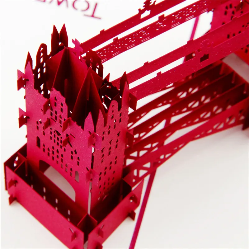 3D Pop Up Birthday Cards Laser Cut Invitations Cards World Architecture Business Card Boy Gifts Greeting Card Tourist Postcard