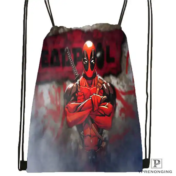 Drawstring Backpack Сумка Рюкзак со шнурком походная сумка на шнурке милый рюкзак для детей(черная спинка) 31x40 см#180611-01-02 - Цвет: Drawstring Backpack