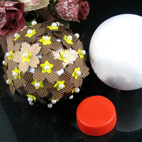 10 Pcs 50mm 60mm Creative DIY Craft White Foam Ball Spheres Ornament FOR UK