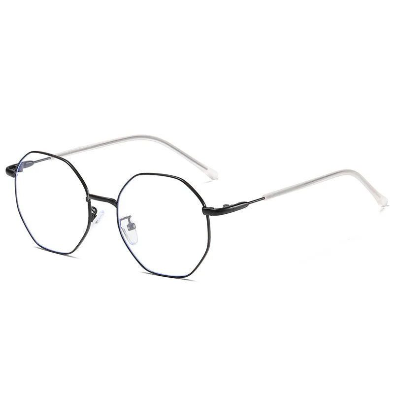 Компьютерные очки для женщин и мужчин из нержавеющей стали анти синий свет очки блокировка экрана поддельные очки оправа игровые очки