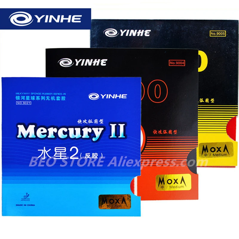 YINHE Mercury II / 2 9000 резина для настольного тенниса Galaxy 9000d 9000e Pips-In Original пинг-понга |