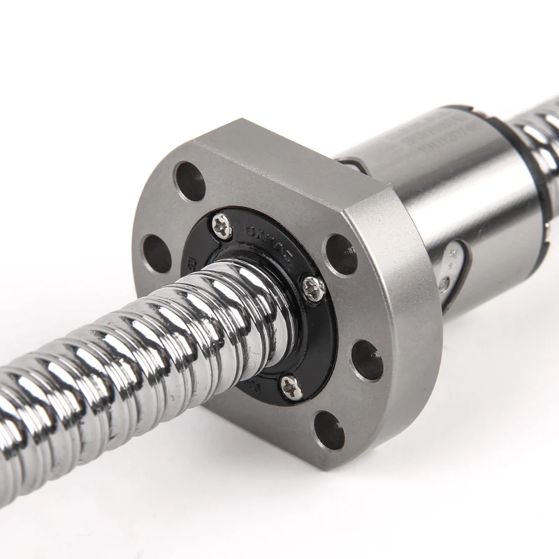 Parafuso de Esfera c7 Sfu1605 com Flange Porca de Esfera Única Rm1605 Personalizável Qualquer Tamanho Usinada para Cnc