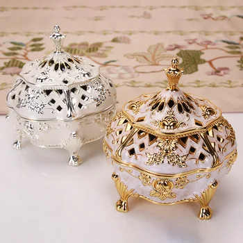 

1*Incense Burner Zinc Alloy Incense Burner Incense Holder Handicraft Home Office Decor Aroma Air Refreshing