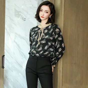 

floral silk blouses ladies office sexy fashion casual black elephant shirts tops 2019 summer for women plus size free shipping