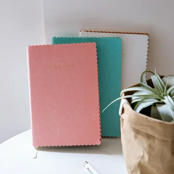 

Fromthenon Macaron Leather Soft Cover Planner A5 Notebooks and Journals Grid Paper Faux Leather Diary Office Stationery Supplies