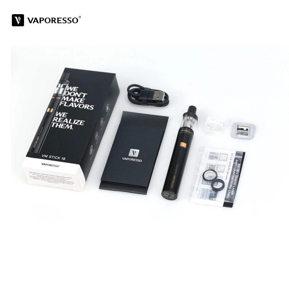Оригинальный вейп карандаш Vaporesso VM 18 емкость 2 мл с модом 1200 мАч VS veco solo