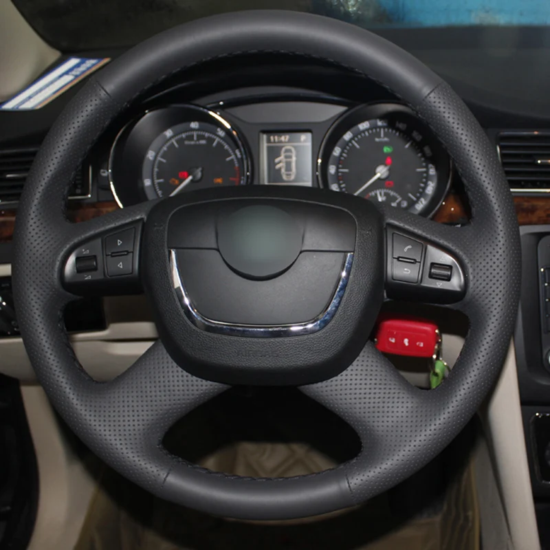 7 Skoda Octavia Octavia a5 a 5 Superb 2012 2013 steering wheel Cover