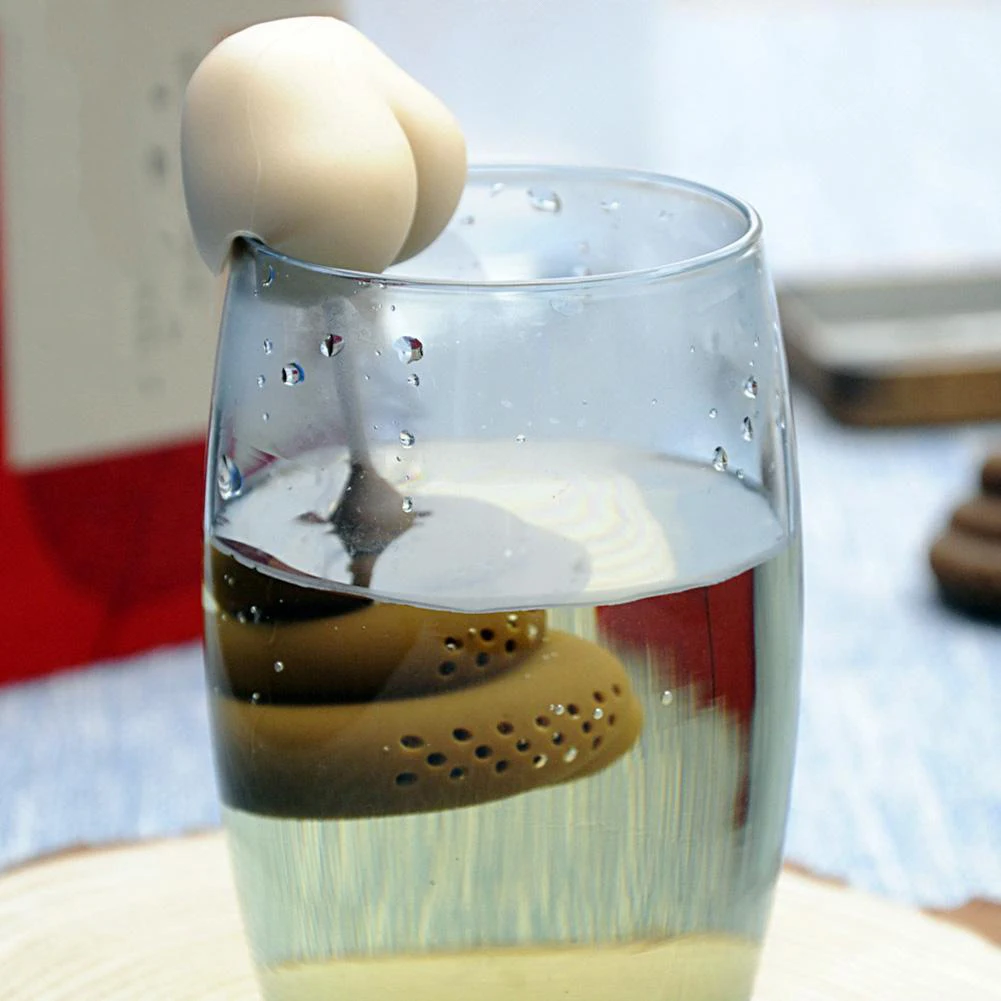 Многоразовые силиконовые Чай Infuser Творческий корма в форме забавных пакетик