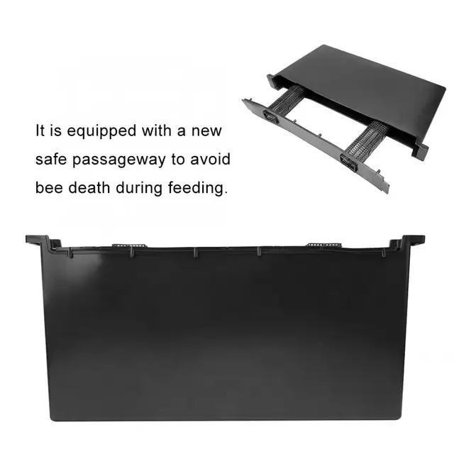 4L Fekete Műanyag A Méhkas Víz -Adagoló Méh Ivóeszköz -Méh Adagoló Vízital Etető Szökőkutak Méhészet Apikultúra - Image 5