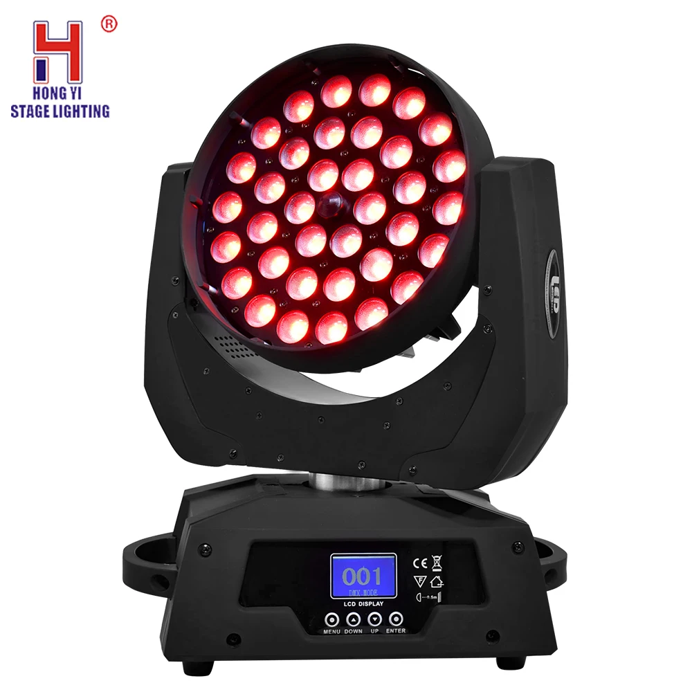 

Led Moving Head Wash Light 36X12W RGBW 4in1 Electical Focus For Stage Club Wedding Church Event Party