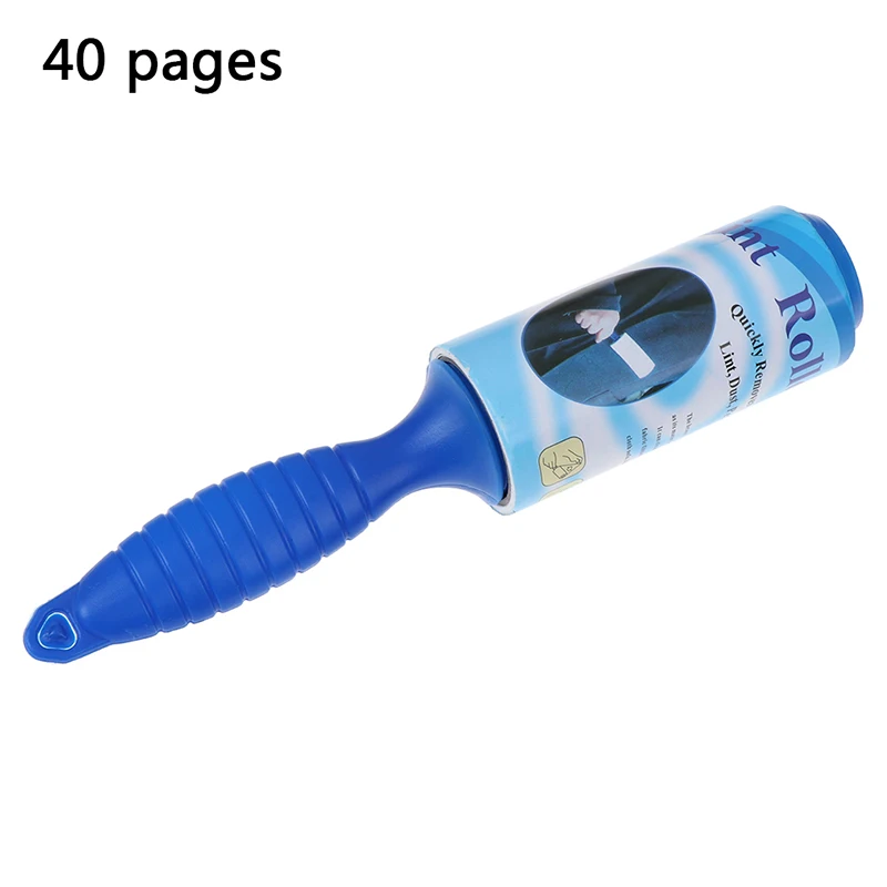 40 sheets Аксессуары для чистки шерсти домашних собак с ручкой, щетка для удаления пыли, липкая одежда - Цвет: 40 sheets