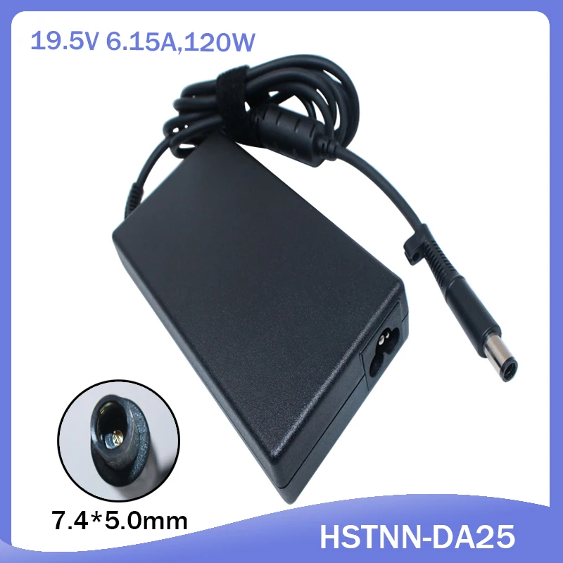 Тонкий 19,5 V 6.15A адаптер переменного тока питания для ноутбука зарядное устройство для hp HDX X18t-1000 X18T-1100 X18T-1200 645156-001 аккумулятор большой емкости HSTNN-DA25 PA-1121-52HH