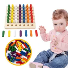 Деревянная головоломка игрушка головоломка Танграм головоломка интеллект красочные 3D русские блоки игра обучающая игрушка для детей