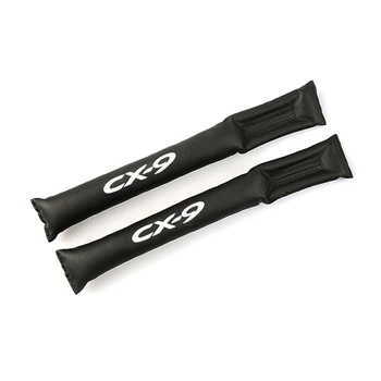 

2pcs PU Leather Fillers Spacer Filler Slot Plug Car Seat Gap Pad For Mazda Cx9