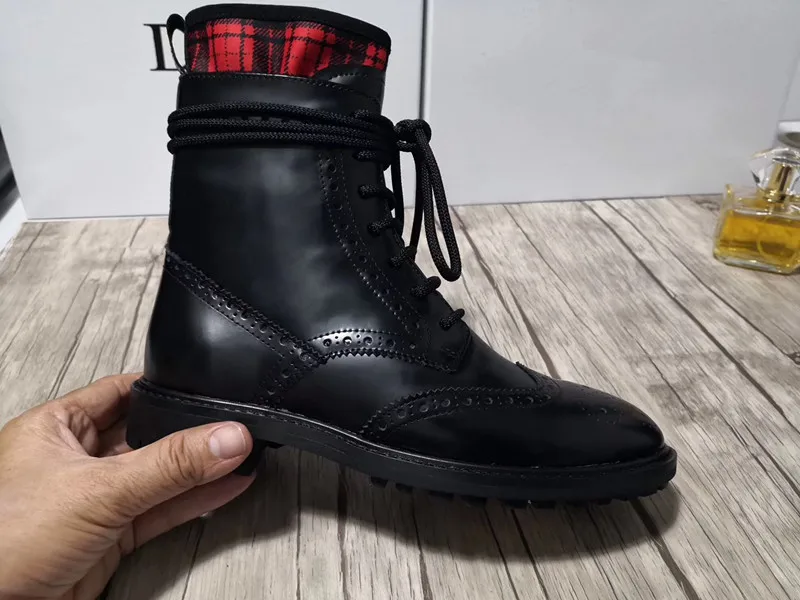 

New Women Ankle Snow Boot Leather Fur Wedges Warm Plush Rubber Platform Lace Up Pink Ladies Boots