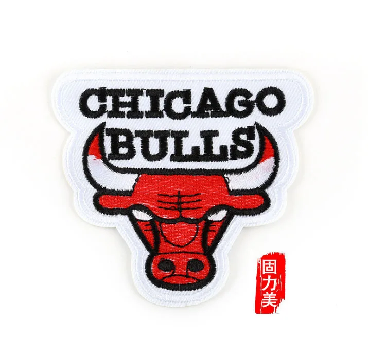 6 шт. логотип баскетбольной команды Chicago bulls Lakes глажка на патч