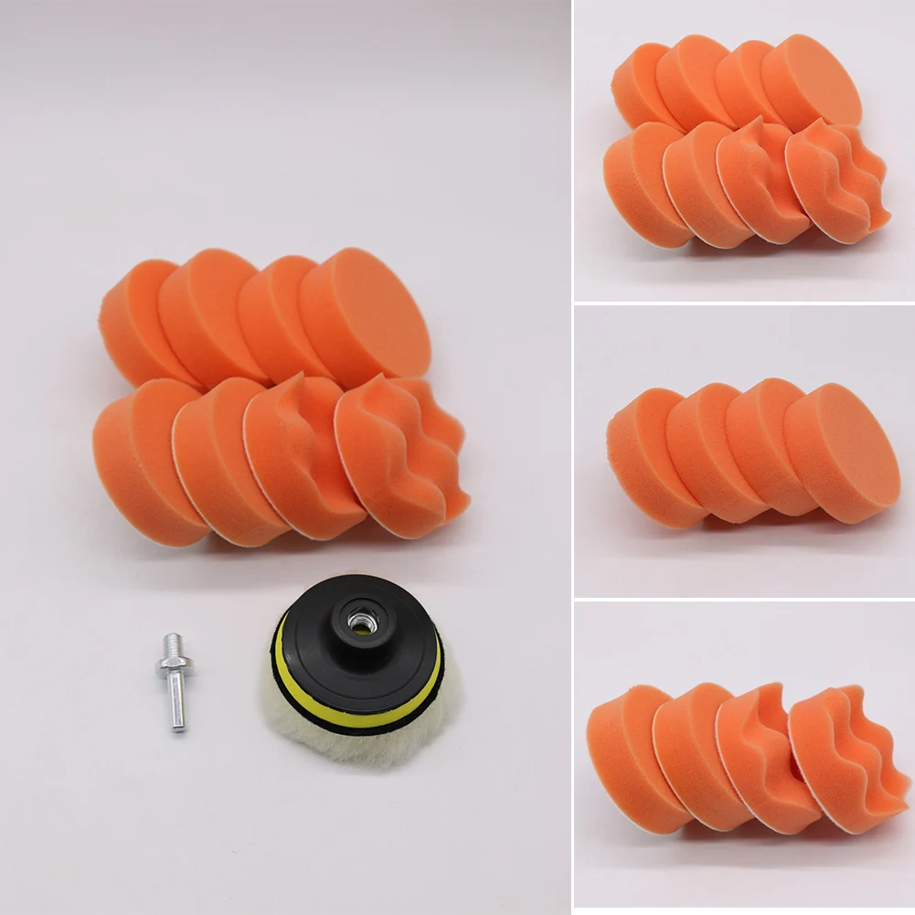 Самоклеящийся модифицированный прочный DIY домашний ремонт полировальный диск запасная часть автомобиля металлический автомобильный комплект для ваксации