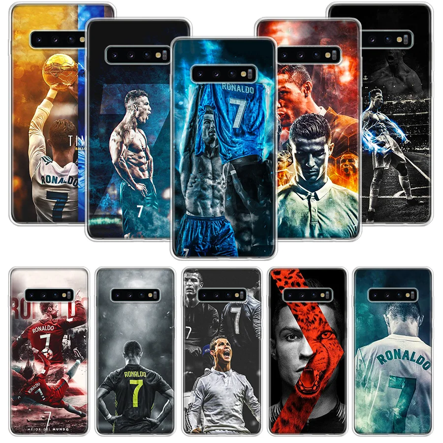 Чехол с изображением Криштиану Роналду CR7 чехол для samsung Galaxy A10 A20E A30 A40 A70 M30S A50S A6 A7 A8 A9 плюс мягкий чехол для мобильного телефона чехол Coque