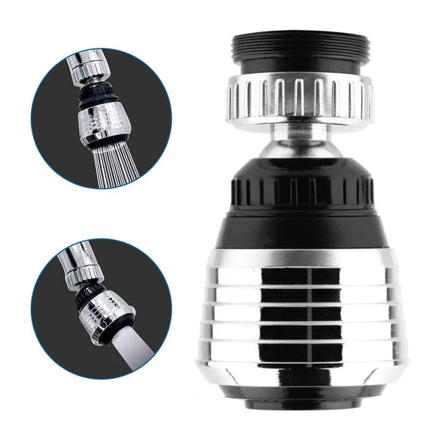 Kitchen Faucet Connector Shower Aerator 2 Modes 360 Degree adjustable Water Filter Diffuser Water Saving Nozzle Faucet 4