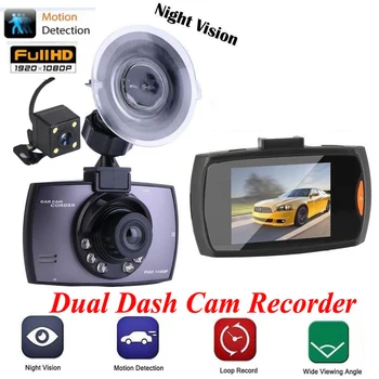 

2.7 Inch Car DVR Camera Full HD 1080P 140 Degree Wide Angle Night Vision Camcorder Parking Monitor With G-Sensor Dash Cam