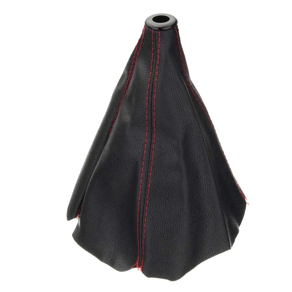 Universal Aluminium 6 Speed Car Gear Shift Knob Leather Manual Shift Boot Kit Manual Replacement Gear Shift Lever Knob