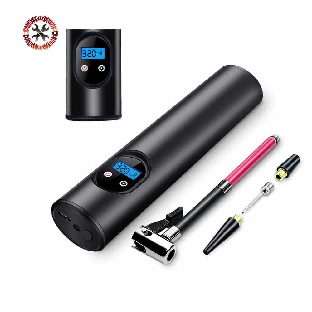 

NEW 150PSI USB Car Inflatable Pump with Tyre Pressure Gauge Electric Car Motorcycle Air Pump Inflator LCD Digital Rechargeable