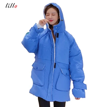 

Star style sisters loaded cotton clothes real shot winter new net red casual chic down jacket female Korean version ins tooling