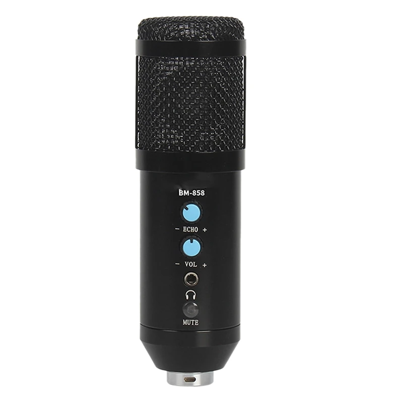 BM858 конденсаторный микрофон студийная запись BM 858 USB компьютерный для