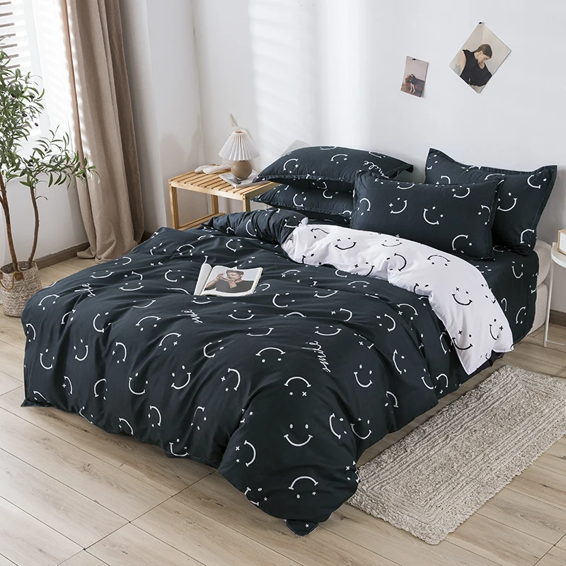 

Comforter Bedding Set King Queen Twin 3/4Pcs Bedding Set Adult Teenage Boy Man Bed Linen Tradition Duvet Cover Pillowcase Sheets