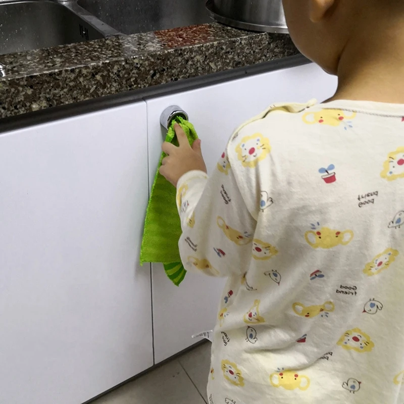 6 упаковок, клейкие крючки для полотенец, Круглый держатель для чайных полотенец, дверные настенные крючки, вешалка для кухни, ванных комнат и дома