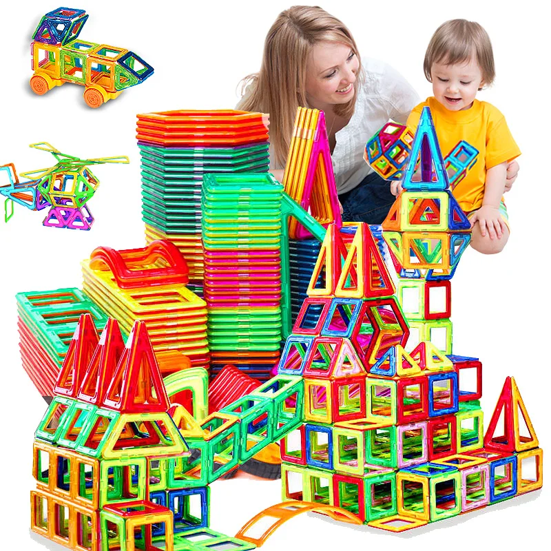 Magnetic Blocks Educational Toy  Tiles Magnetic Building Blocks - Magnet  Toys Kids - Aliexpress