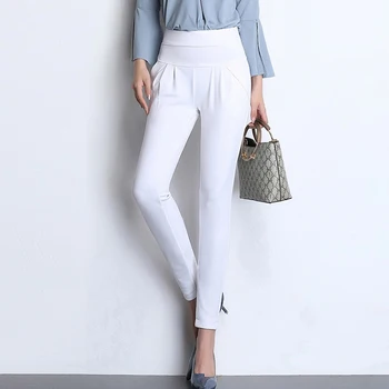 

women 2020 spring and summer new ankle-length pants plus size 5XL 6XL wild harem pants women high waist stretch casual pants