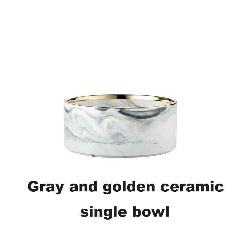 Gray golden 1 bowl