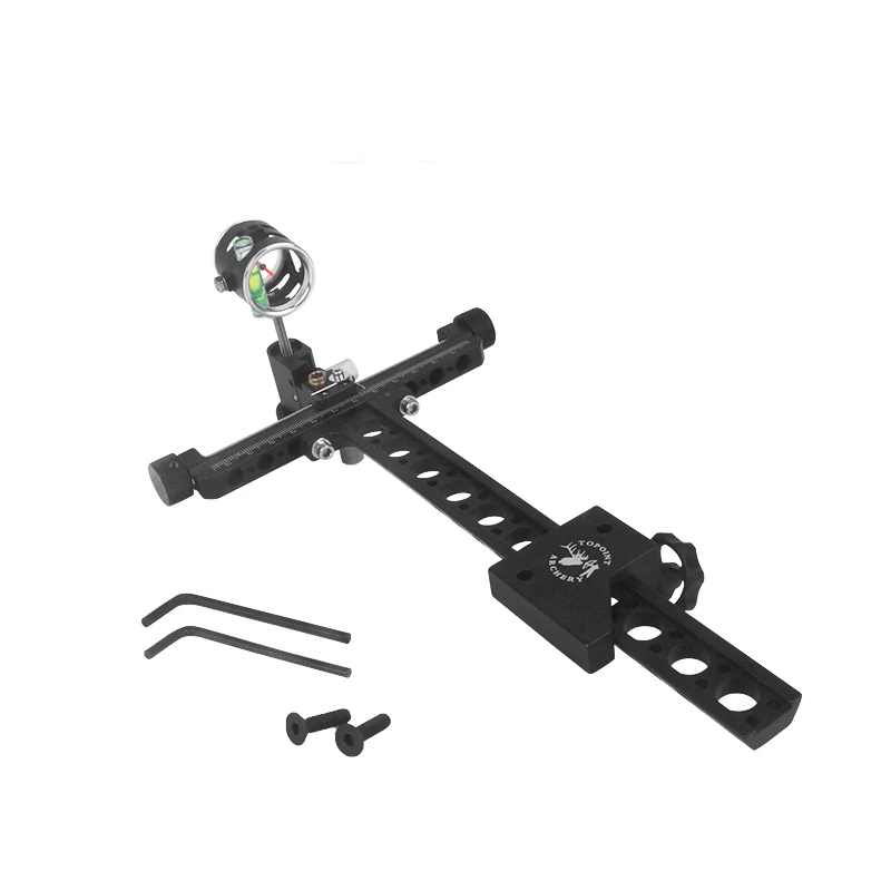 Archery Sight For Target Compound Bow With Air Level 4x Scope Lens