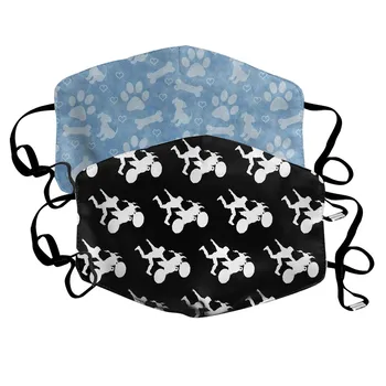 

1pcs Child Cartoon Floral Washable Cute Face Cover Anti Dust Anti-ultraviolet + 2pc Replaceable Filter Bag Parts & Accessories