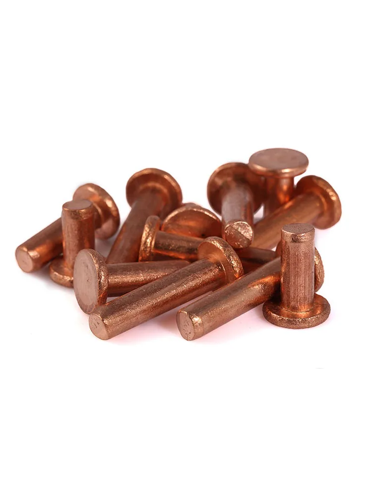 

Percussion type GB109 flat head copper rivets copper nails solid rivets flat cap M1.5M2M2.5M3M4M5M6M8