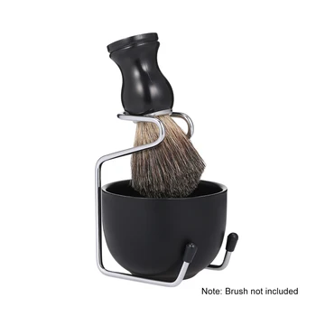 

Male Shaving Tool Set Facial Hair Cleaning Bathroom Kit Stainless Steel Shaving Soap Bowl Stand Base Men Shaving Accessories