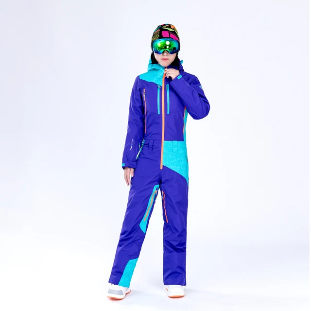 Ski Suit for Women Windproof Waterproof Warm Snowboard Jumpsuits Female Winter Outdoor Skiing Clothes  Snow Suit