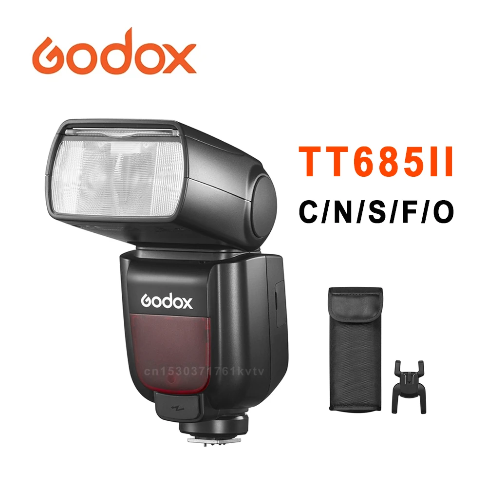 Вспышка для камеры Godox TT685II TTL HSS TT685IIC TT685IIN TT685IIS TT685IIF TT685O Canon Nikon Sony Fuji Olympus |