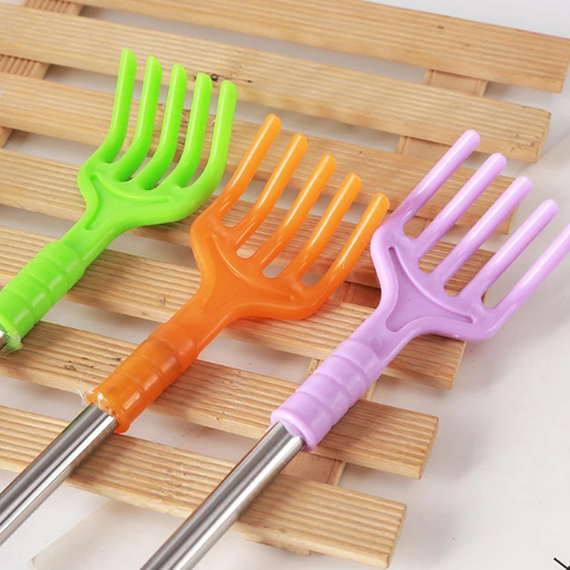 High Quality 1pc Portable Random Color Convenient Claw Telescopic Back Scratcher For Massage 46*3.8cm