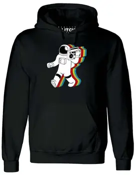 

Reality Glitch Men's Funky Spaceman Hoodie