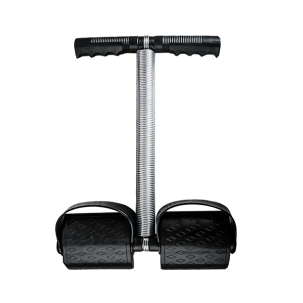 

Sit Up Pull Rope Spring Tension Foot Pedal Aben Leg Exerciser Tummy Trimmer Stretching Slimming Training Black