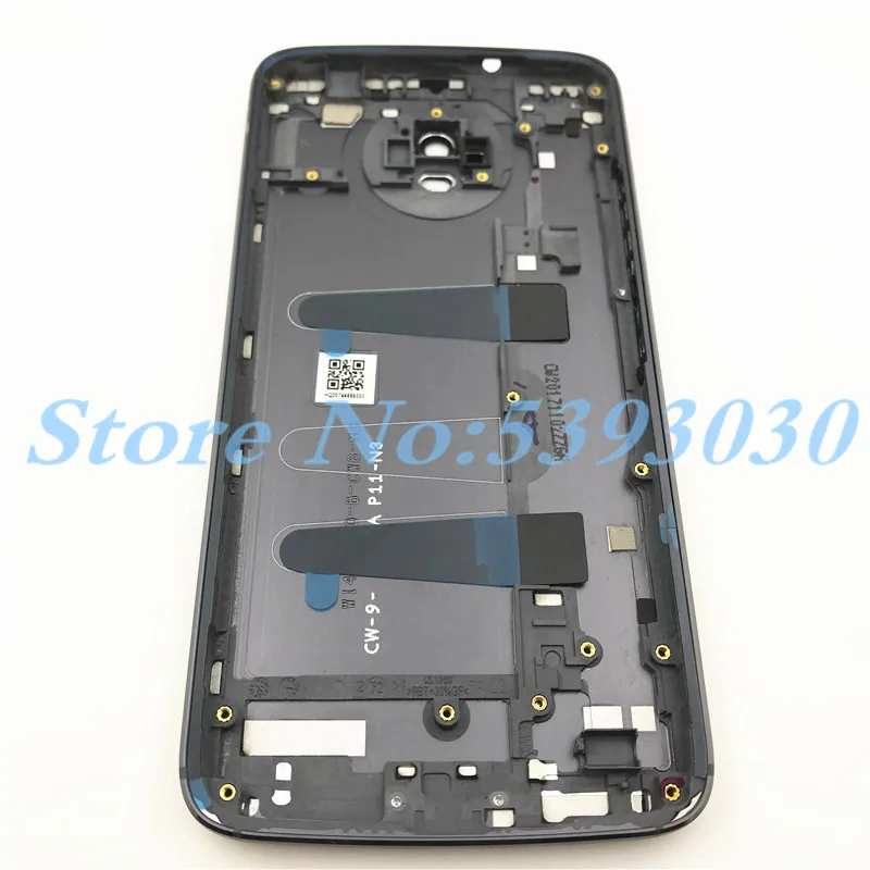 10 шт./лот высокое качество металла для Motorola Moto G5S XT1793 XT1794 Задняя крышка батареи с логотипом+ объектив камеры