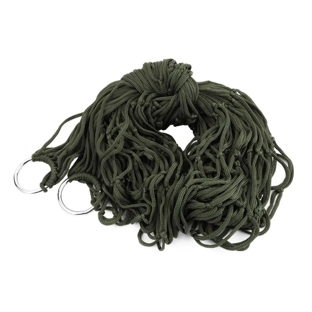 

1Pc sleeping hammock hamaca hamac Portable Garden Outdoor Camping Travel furniture Mesh Hammock swing Sleeping Bed Nylon HangNet