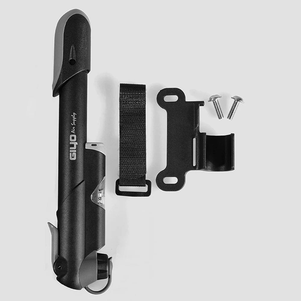 Portable Bicycle Pump Alloy Cycling Air Pump Motorcycle Tire Inflator Mini Hand Schrader Presta Valve MTB Road Bike Pump BC0280 (8)