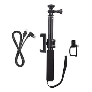 

Outdoor Extension Pole Selfie Stick Handheld Gimbal Stabilizer Phone Mount Bracket Clamp 1M Cable for Type-C for DJI OSMO Pocket