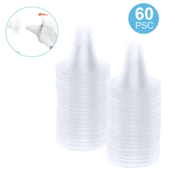

60pcs Kid Ear Thermometer Cover Replacement Lens Filters Probe for Digital Thermometers Reusable Thermometers Covers