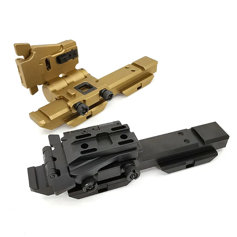 

Tactical hunting scope 3X Magnifier Flip G33 Mount Quick Detach w/ 5/8"inch Riser Fits 20mm Picatinny Rail
