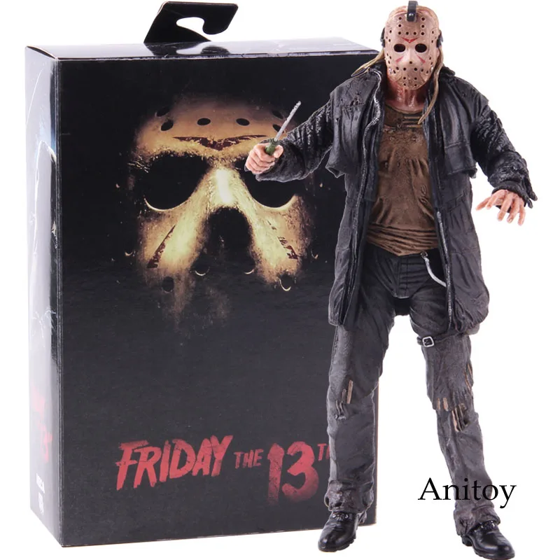 NECA Friday the 13th Jason Voorhees фигурка 2009 роскошное издание ПВХ коллекционные игрушки модель игрушки украшение кукла - Цвет: A with retail box