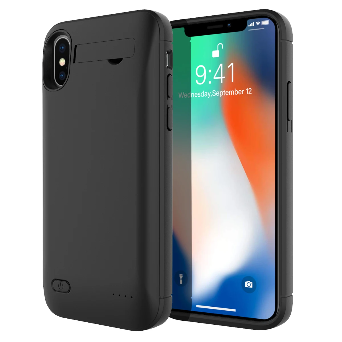 Чехол для аккумулятора для iPhone XS Max 4000mAh power Bank Charing чехол с подставкой зарядное устройство чехол для iPhone XS Max Coque